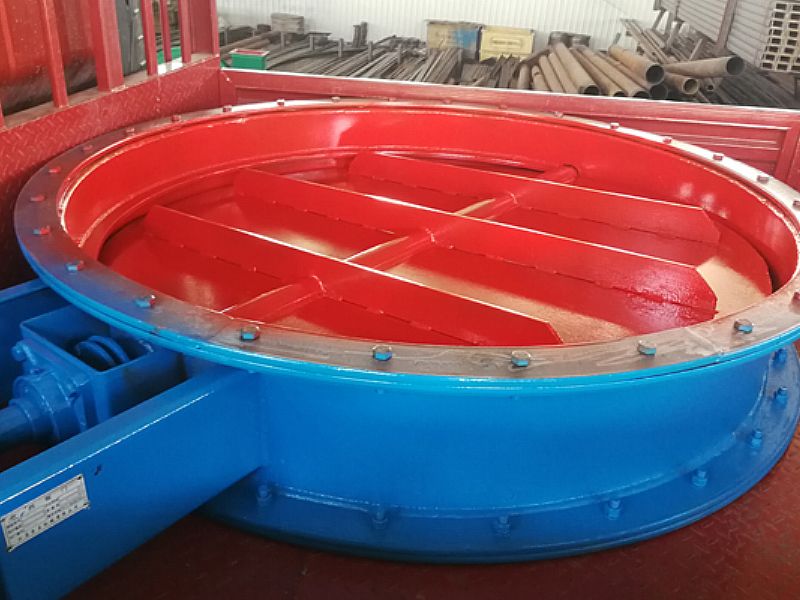 圆形挡板门（直径170cm）已完工，装车待发货中